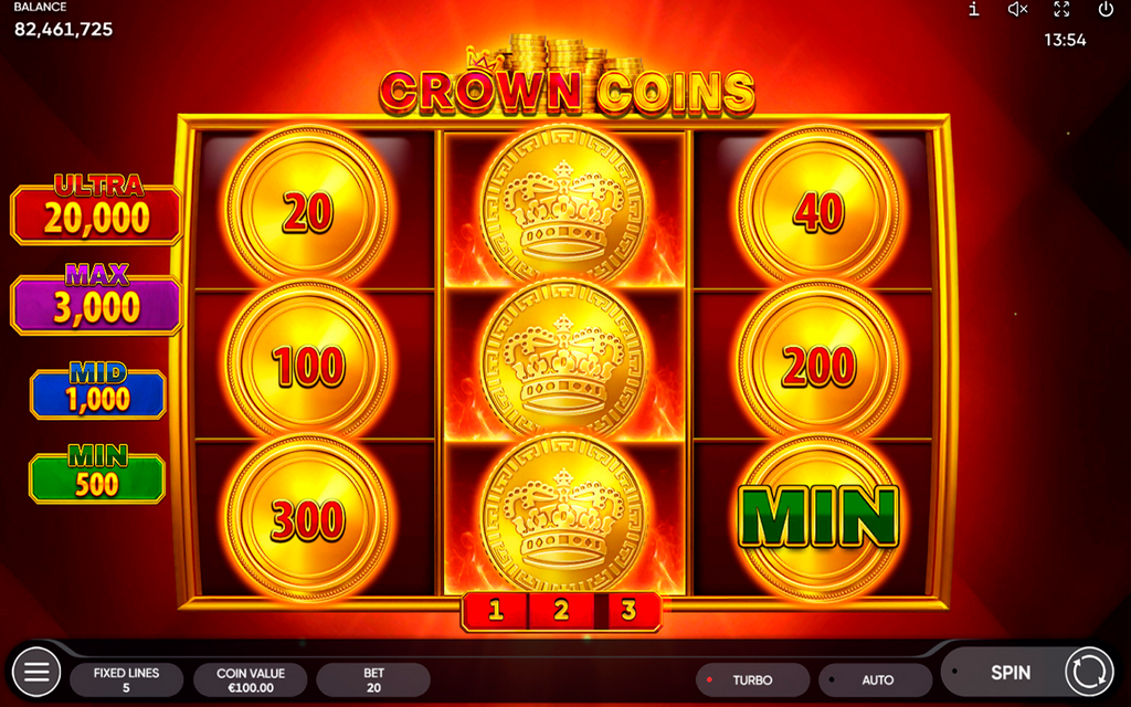 Crown Coins - Bonus senza deposito: 100.000 monete per i nuovi giocatori