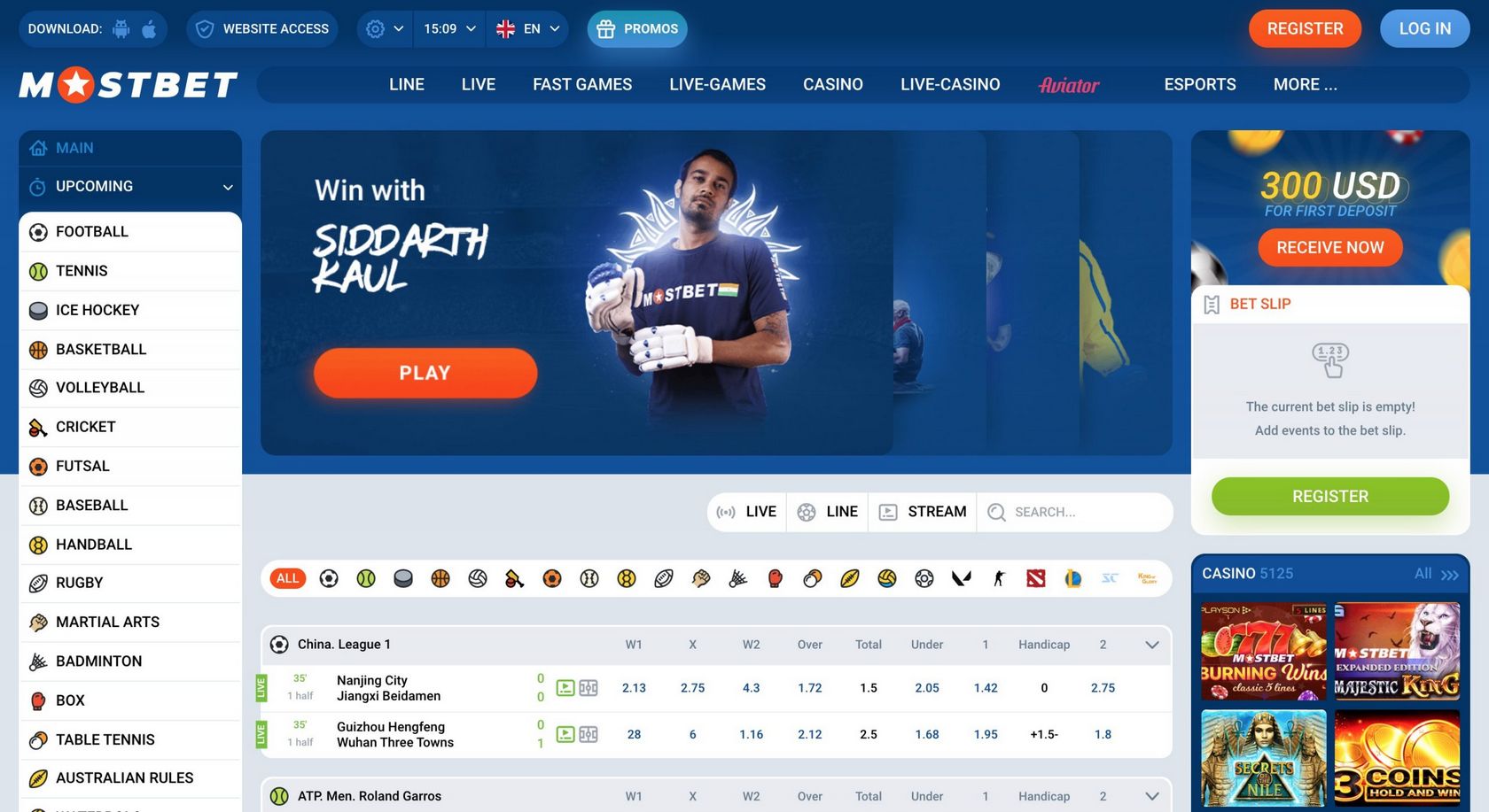 Site oficial da Mostbet Gambling Enterprise e da Bookie em Bangladesh